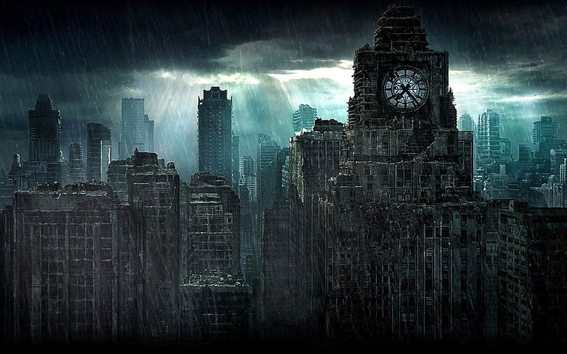 The doomsday in The London-Aftermath world illustrator, HD wallpaper