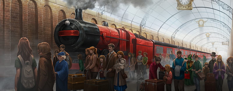 Harry Potter, Harry Potter and the Goblet of Fire, Train, HD wallpaper
