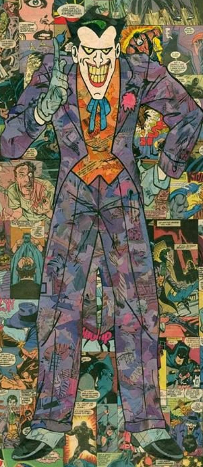 Joker cartoon, comic, dc, HD phone wallpaper