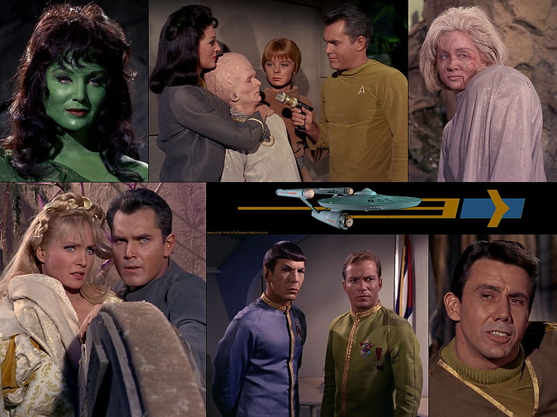 Star Trek: The Menagerie - Part Two, Star Trek, Spock, Kirk, Talosian, Vina, Pike, HD wallpaper
