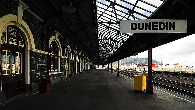 Dunedin Train Station, Building, Train, Station, Dunedin, HD wallpaper
