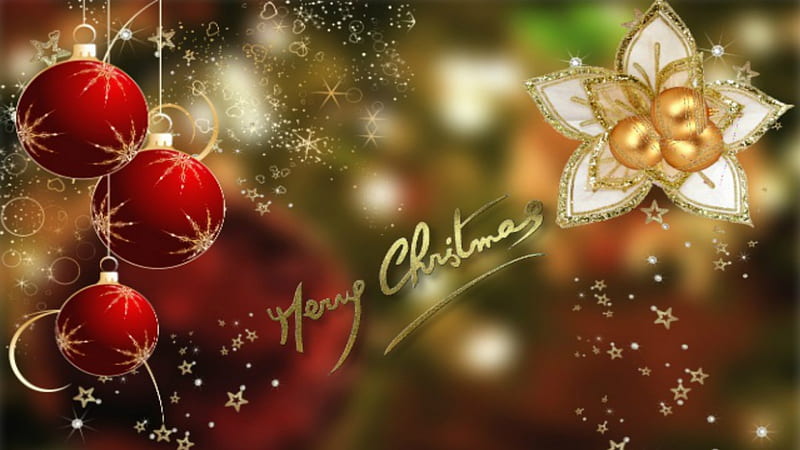 ~*~ Merry Christmas ~*~, holidays season, merry christmas holidays greetings, happy holidays, HD wallpaper