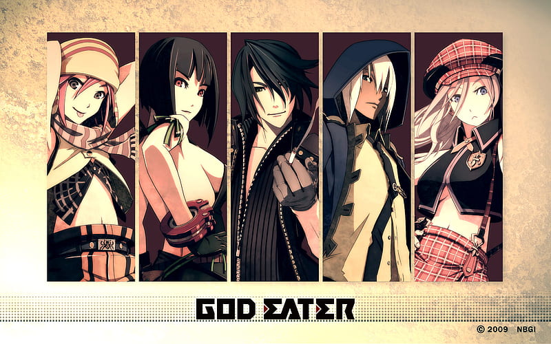 God Eater, iriinchira, amamiya, fujiki, lindow, amieera, eater, alisa, kouta, sakuya tachibana, god, HD wallpaper