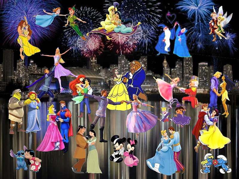 Le grand Bal, anime, animate, animation, dance, cartoon, princess, HD  wallpaper | Peakpx