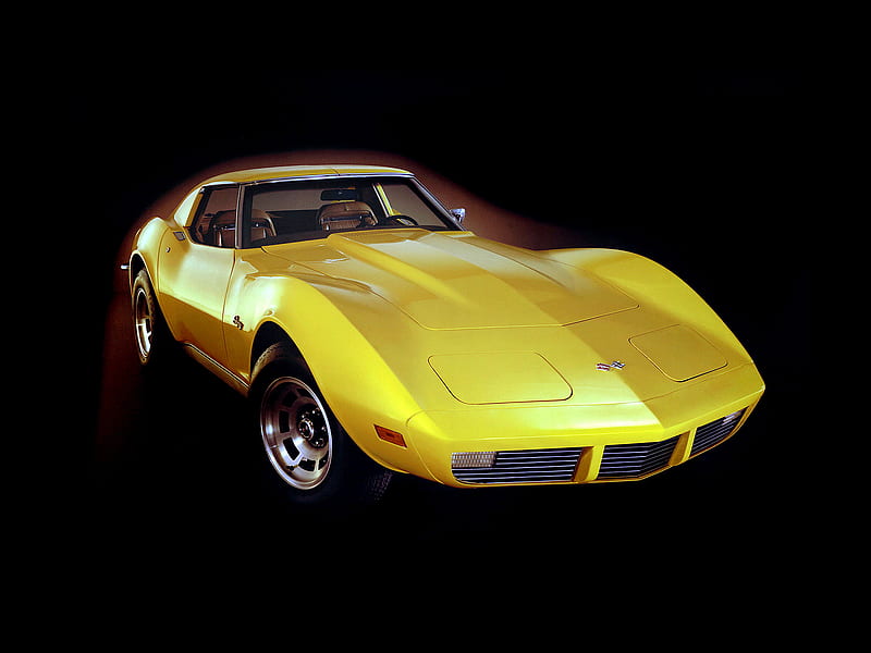 1968 – 1982 Chevrolet C3 Corvette, Coupe, V8, car, HD wallpaper