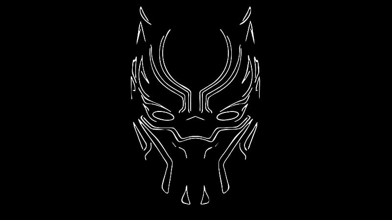 Black Panther Artwork, black-panther, 2018-movies, movies, artwork, HD wallpaper
