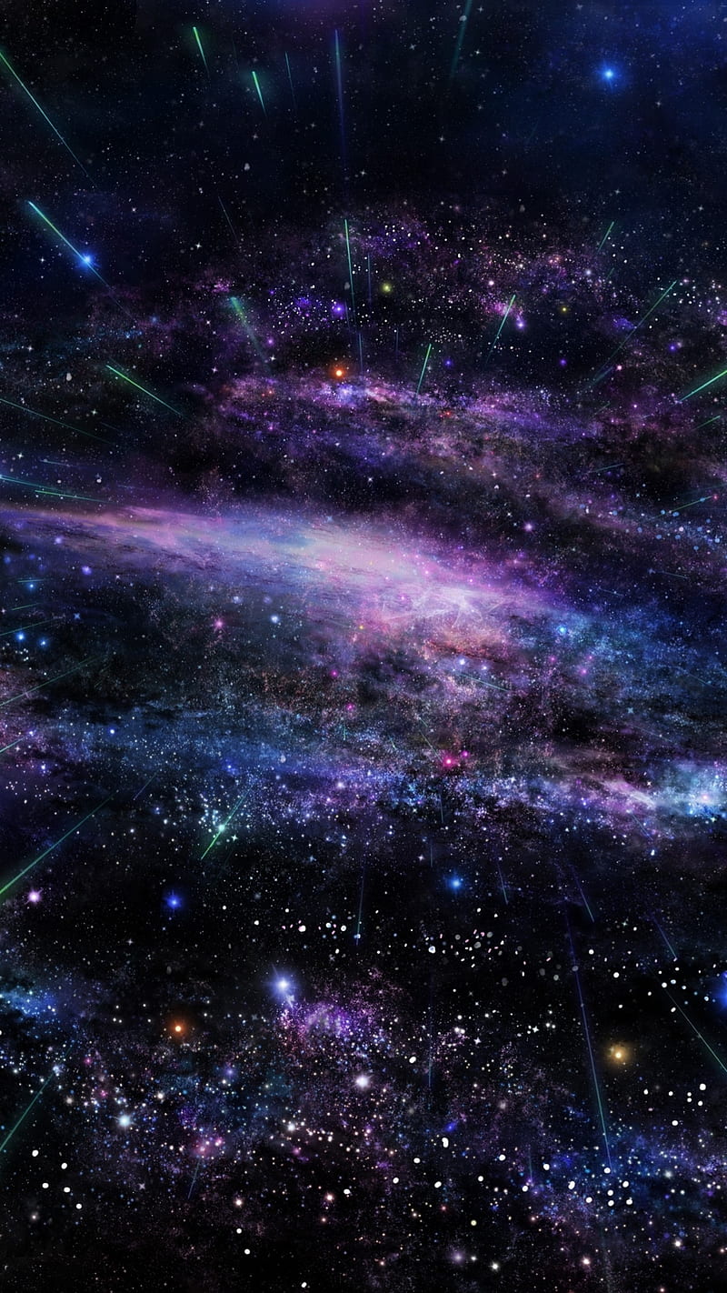 Stars, love, purple, sky, star, thoughts, HD phone wallpaper