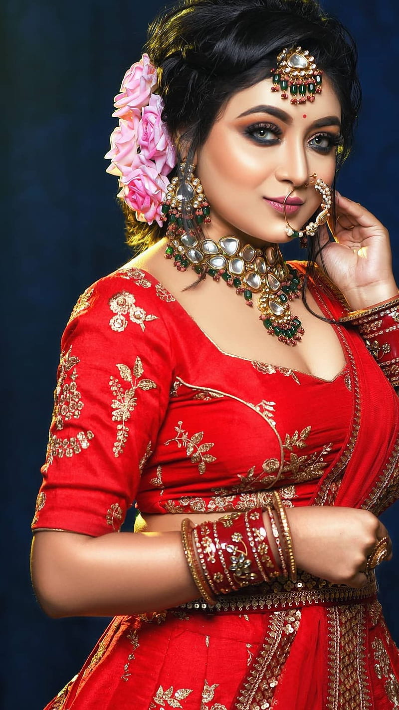 Tanu Sree , bong rocks, traditional, saree lover, HD phone wallpaper