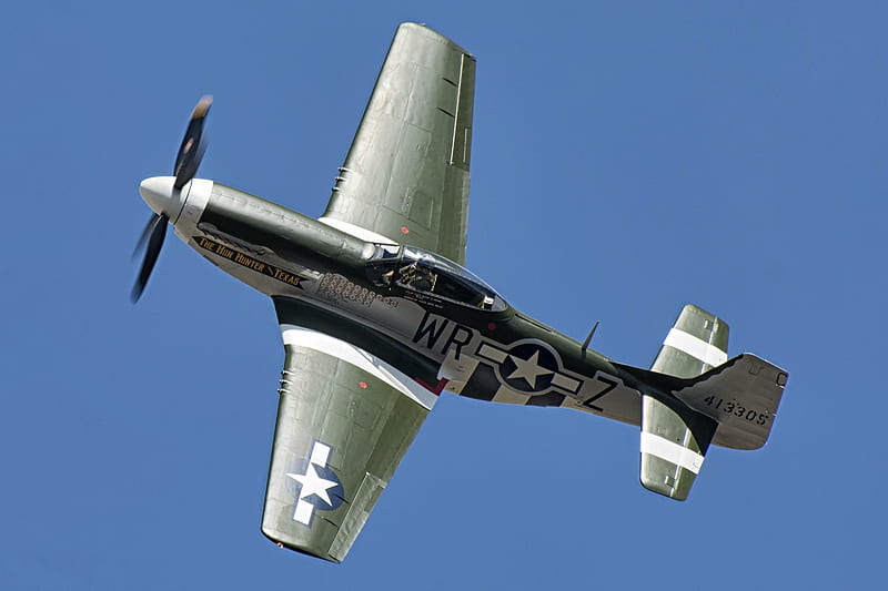 WW2 P51D Fighter, aircraft, fighter, usa, ww2, HD wallpaper