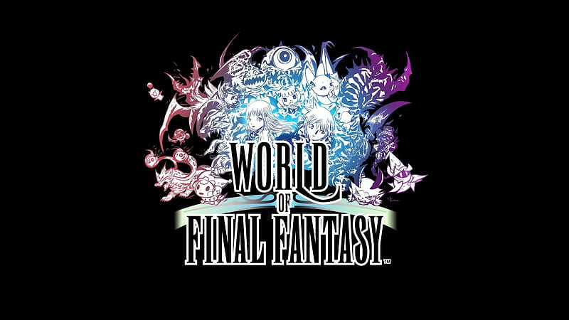 Logo World Of Final Fantasy - Resolution:, HD wallpaper