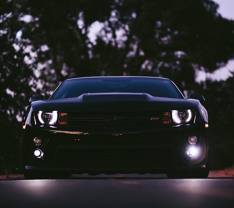 Camaro, black, car, night, road, HD wallpaper | Peakpx