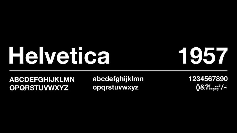 Helvetica, text, typography, black background, HD wallpaper