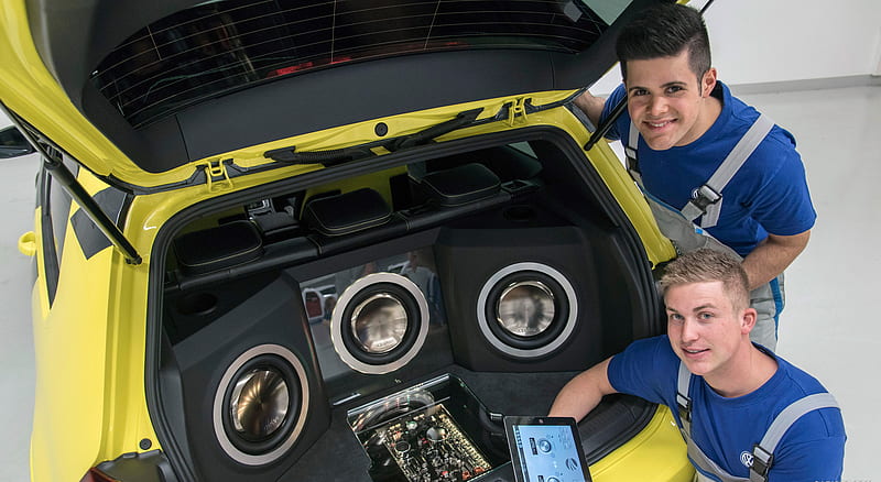 2015 Volkswagen Golf GTI Dark Shine - Sound System , car, HD wallpaper