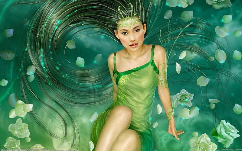 Huayu - the myth of the myth of style style CG illustrations beautiful, HD wallpaper