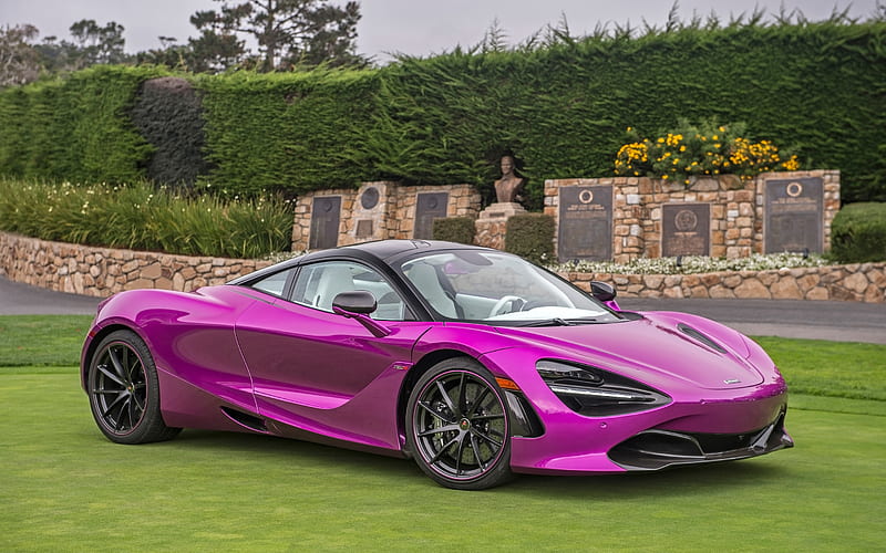 Fux Fuchsia, tuning, McLaren 720S, 2018 cars, supercars, pink 720S, McLaren, HD wallpaper