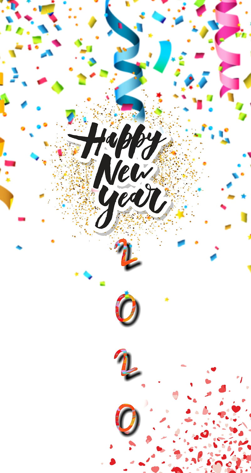 Happy New Year 2020, celebration, day, HD phone wallpaper