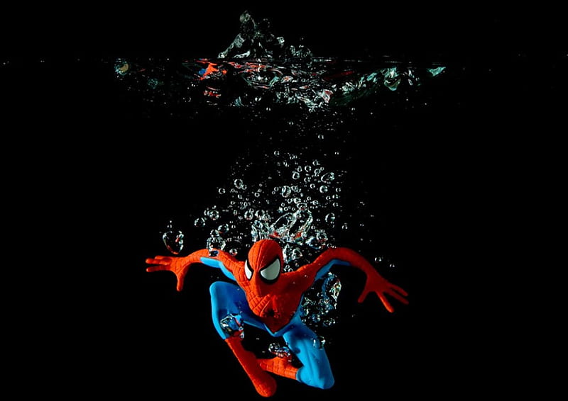 Spiderman Splash, movies, entertainment, HD wallpaper Spiderman Splash, movies, entertainment, HD wallpaper