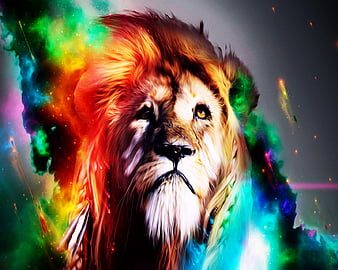 HD lion abstract wallpapers | Peakpx