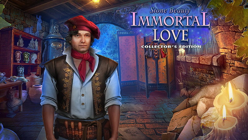 Immortal Love 7 - Stone Beauty05, video games, cool, puzzle, hidden object, fun, HD wallpaper