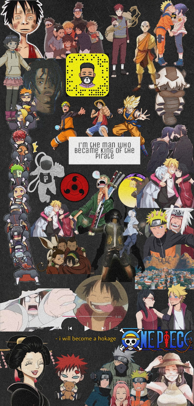 One piece, naruto, one piece, HD phone wallpaper