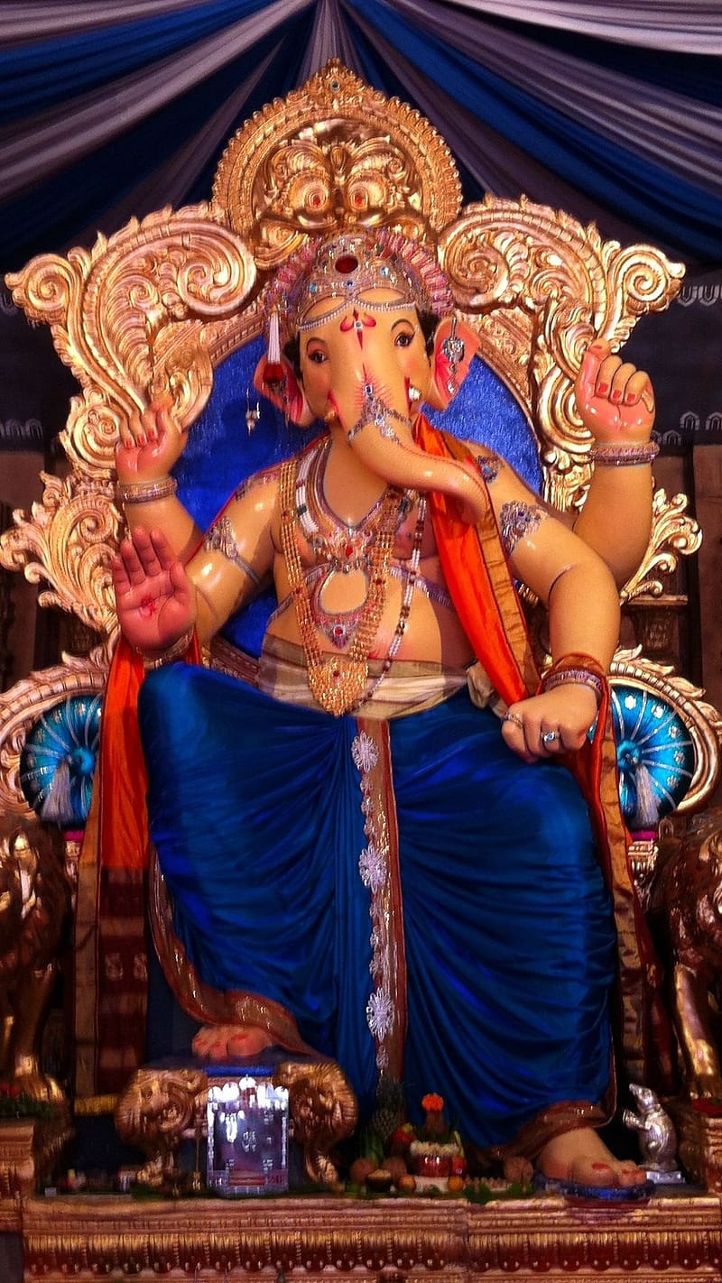Ganpati Bappa Morya, Ganesha, HD phone wallpaper