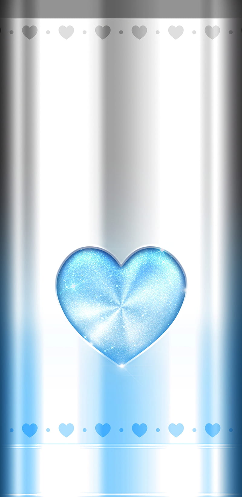 BlueSteelHeart, bonito, blue, girly, heart, corazones, love, pretty, sparkle, steel, HD phone wallpaper