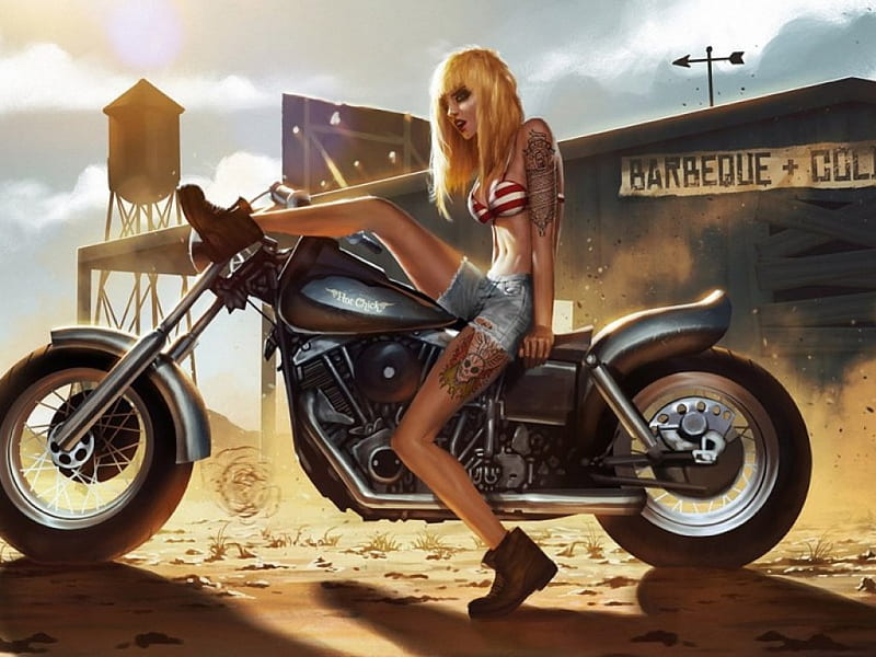 Аня Антонова Harley Davidson