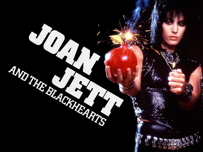 Joan Jett and the Blackhearts 'Cherry Bomb', cherry bomb, joan jett and the blackhearts, black, bomb, cherry, rock and roll, HD wallpaper