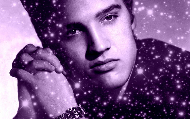 Elvis Presley, stars, artist, movie, music, black, man, cehenot, singer, rock and roll, young, pink, actor, HD wallpaper