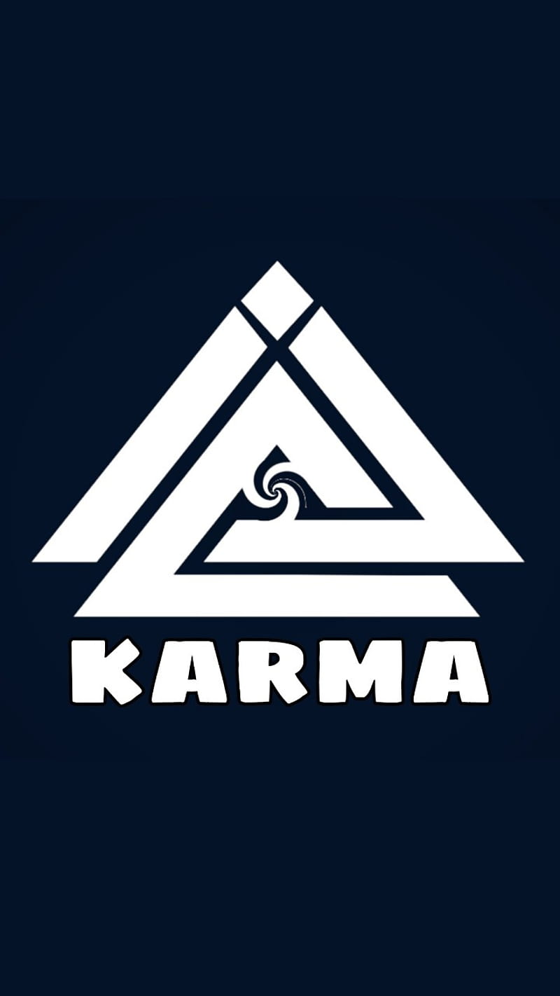 Karma, art, blueandwhite, desenho, logo, super, white, HD mobile ...