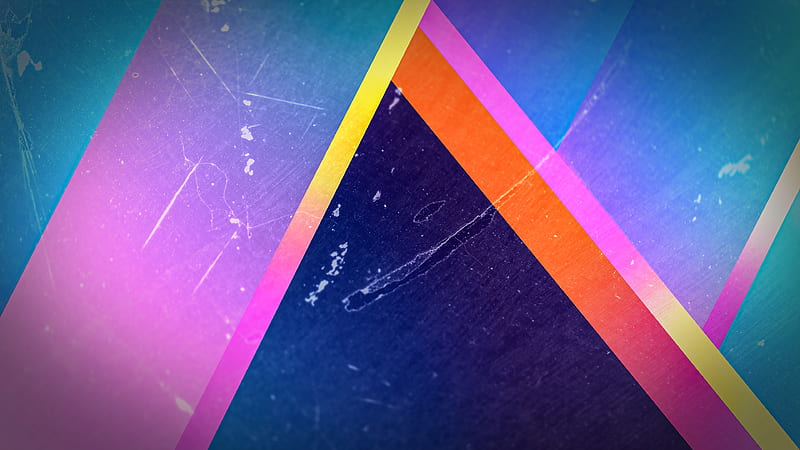 Pyramid Triangle Abstract , abstract, digital-art, HD wallpaper
