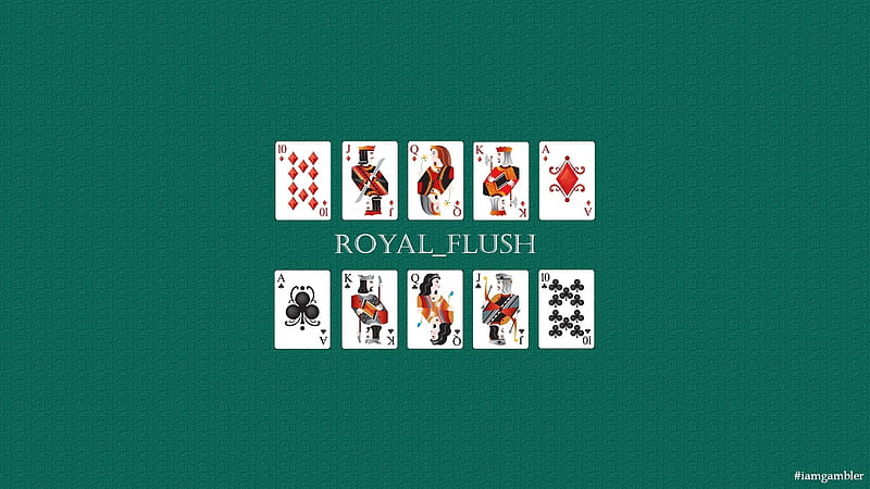 Minimalistic Royal Flush Poker, royal flush, games, poker, online casino,  1920x1080, HD wallpaper | Peakpx