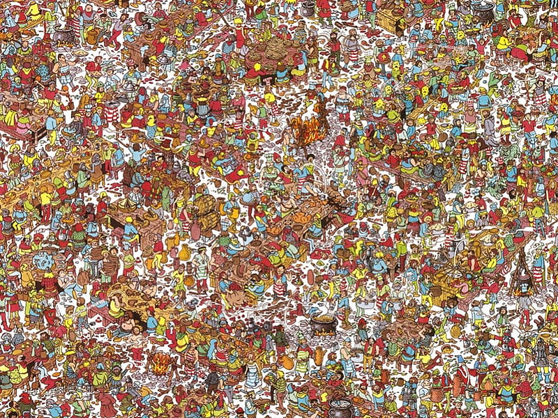 HD wallpaper finding Waldo game illustration puzzles Wheres Wally  multi colored  Wallpaper Flare