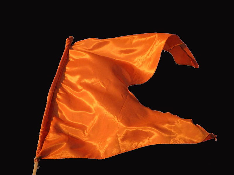 BJP, Saffron Flag, HD wallpaper