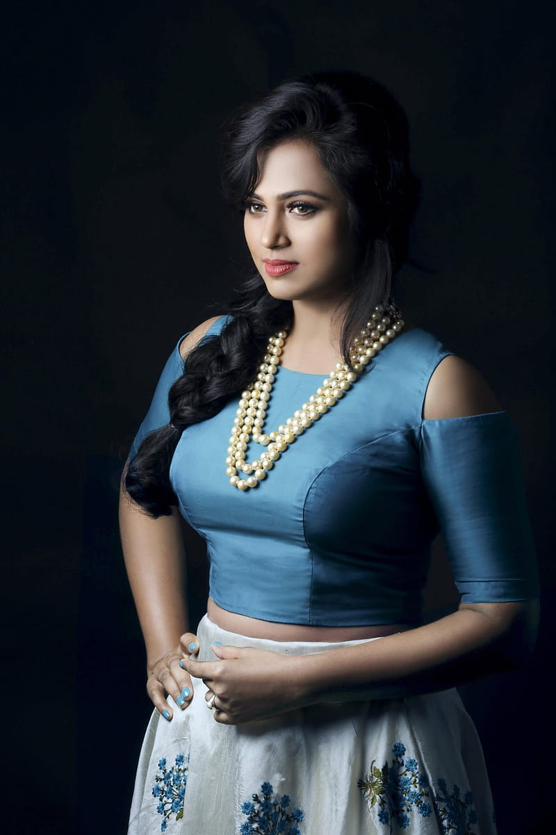 Ramya pandiyan, actress, HD phone wallpaper