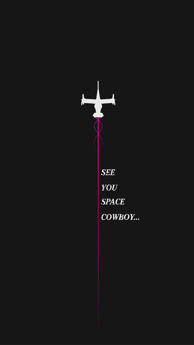 Swordfish, cowboy bebop, anime, vector, dark, space ship, HD phone wallpaper