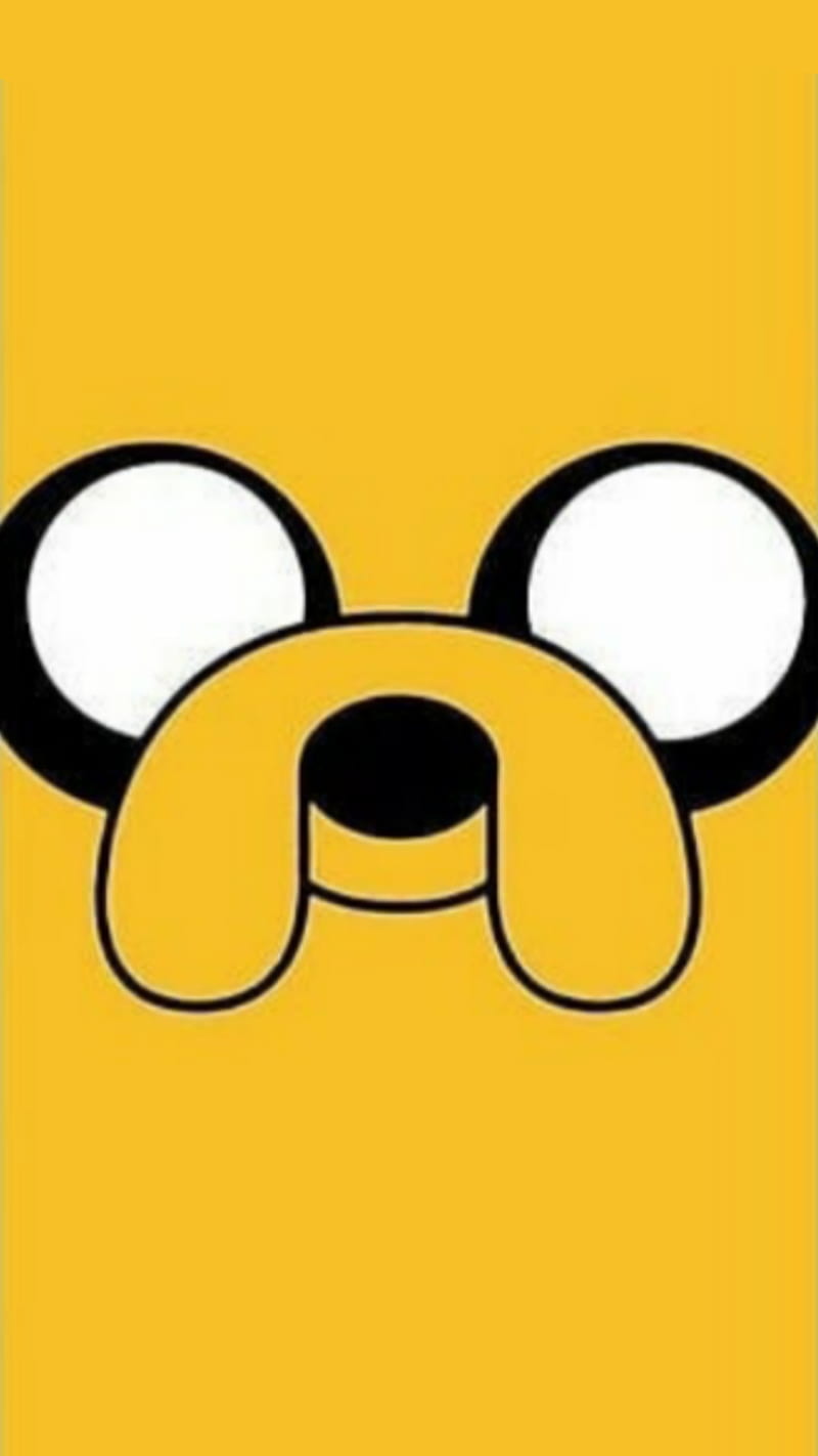Jake, yellow, aventure time, cartoon, cartoons, dog, fin, funny, hora de aventura, yellow, HD phone wallpaper