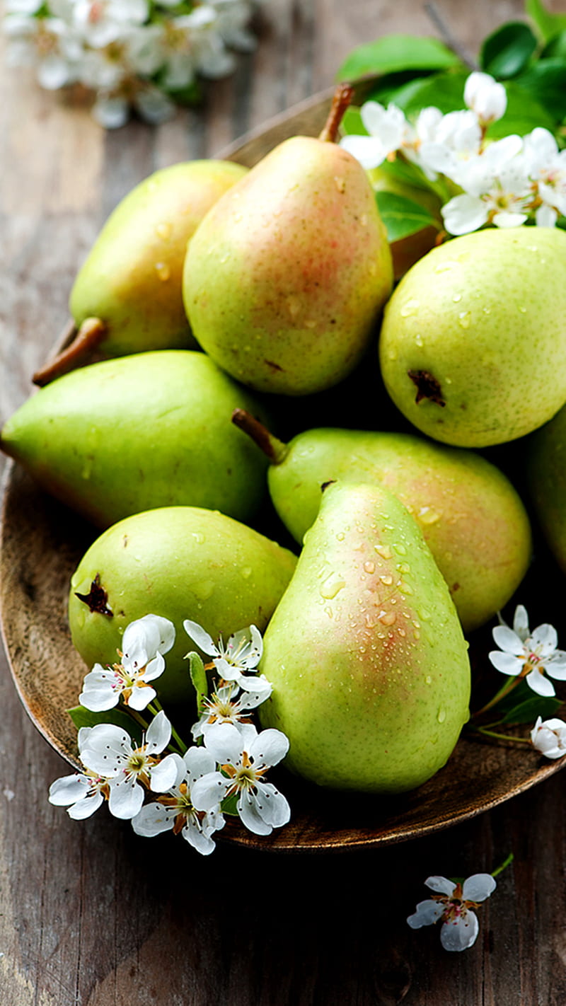 Summer Pears, fruits, pears, summer, HD phone wallpaper