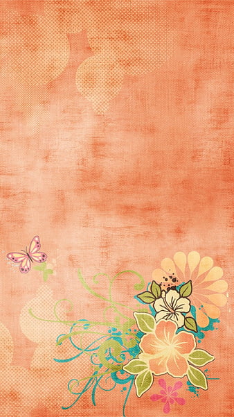 peach flower background