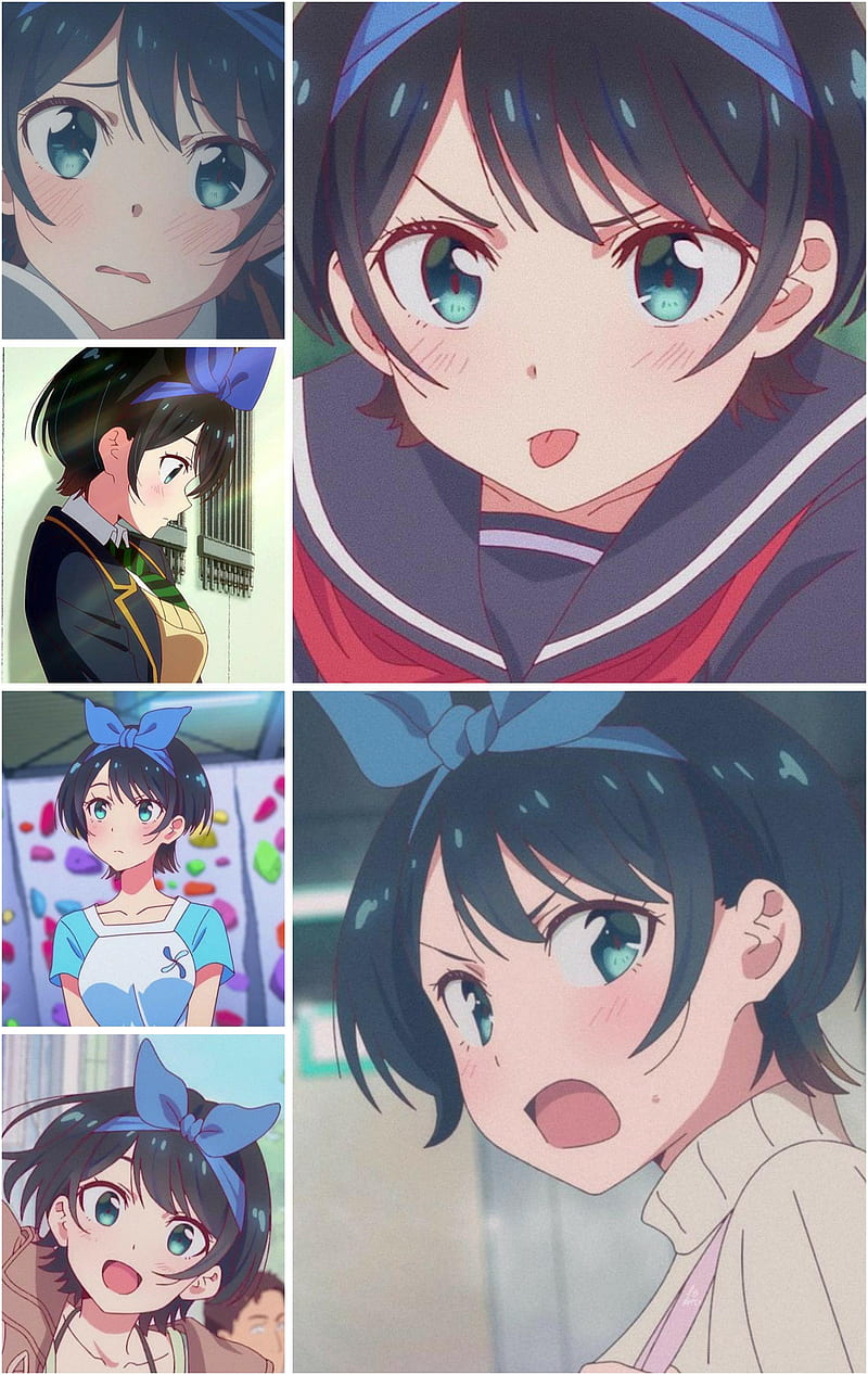 Ruka Sarashina, anime, kanojo okarashimaru, rent a girlfriend, waifu, HD phone wallpaper