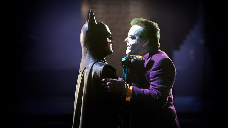 Batman, Jack Nicholson , Joker , Michael Keaton, HD wallpaper