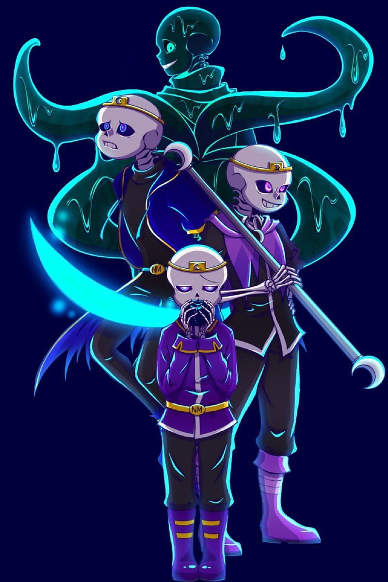 AllTheNightmareSans, nightmare sans, undertale au s, HD phone wallpaper