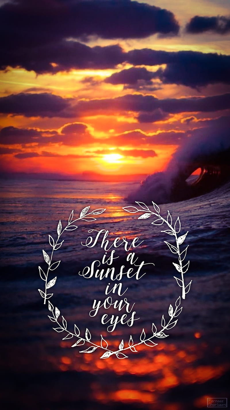 Your eyes, landscape, sea, spiritual, sunrise, sunset, water, wave, HD phone wallpaper