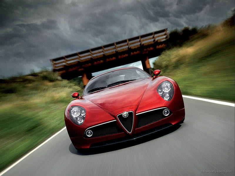 Alfa Romeo 8C Competizione, HD wallpaper