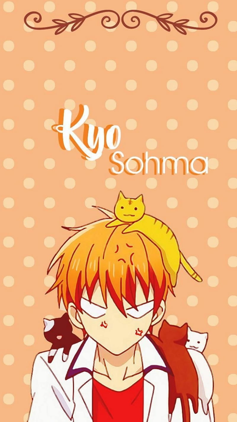 Kyo Sohma, anime, cats, fruits basket, HD phone wallpaper