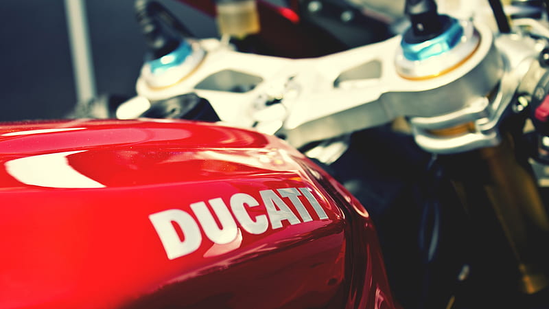 Ducati Bike Tank, ducati, bikes, red, HD wallpaper