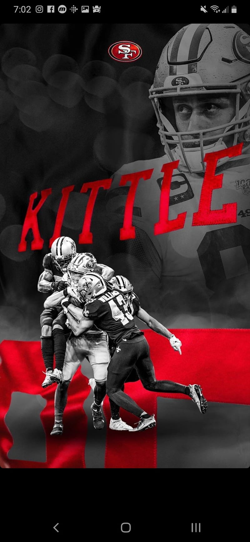 George Kittle, San Francisco 49ers, NFL, american football, tight end,  George Krieger Kittle, HD wallpaper