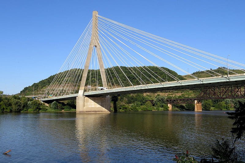 Steubenville, Ohio Bridge, Steubenville, river, bridge, Ohio, HD wallpaper