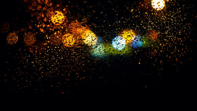 Blur Bokeh Effect Rain , bokeh-effect, blur, rain, graphy, HD wallpaper