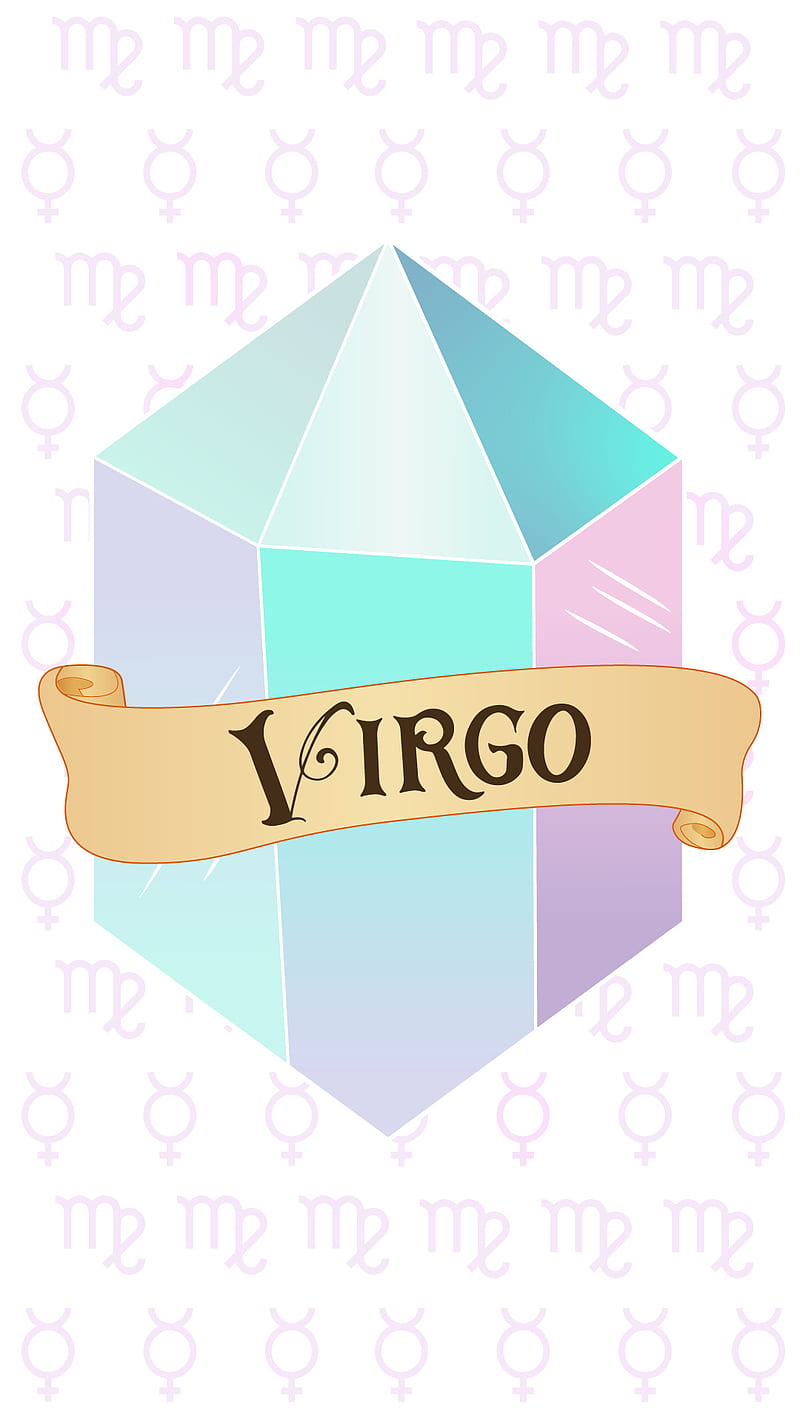 Virgo, gem, gemstone, maddy lunna, opal, pastel, pastel colors, pink, signos del zodiaco, zodiac, HD phone wallpaper
